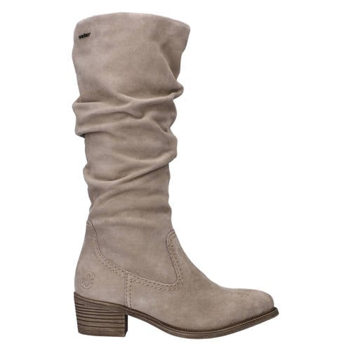 Rieker suède laarzen beige
