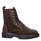 Nelson Kids suède enkelboots met profielzool - bruin