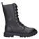 Nelson Kids enkelboots met profielzool - zwart
