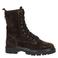 Nelson Kids suède enkelboots met profielzool - bruin