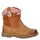 Nelson Kids leren laarzen - cognac/roze