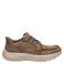 Skechers Hands Free Slip-ins Relaxed Fit Decklan leren instappers met profielzool - bruin