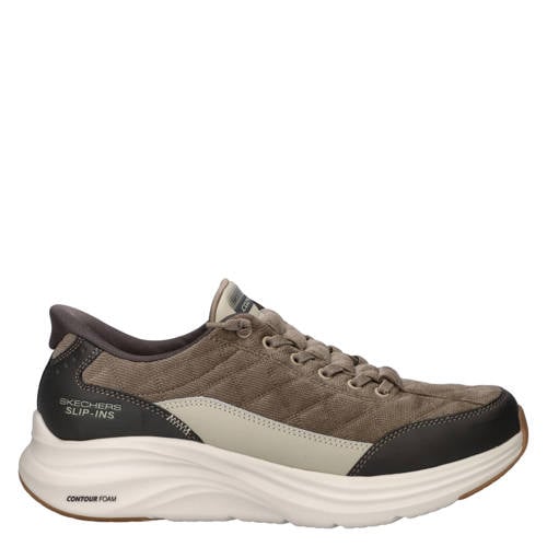 Skechers Hands Free Slip-ins Contour Foam Cozy Fit sneakers kaki