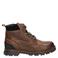 Nelson suède veterboots met profielzool - cognac