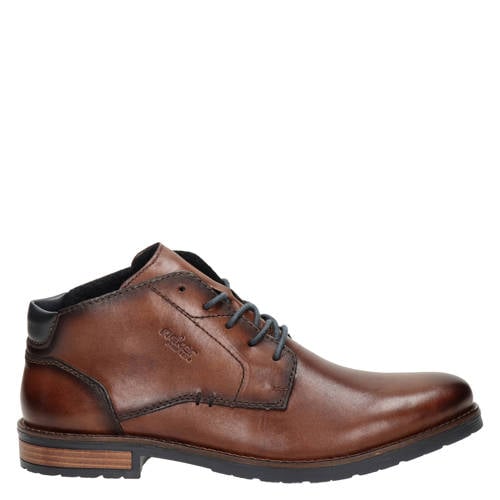 Rieker leren veterboots cognac