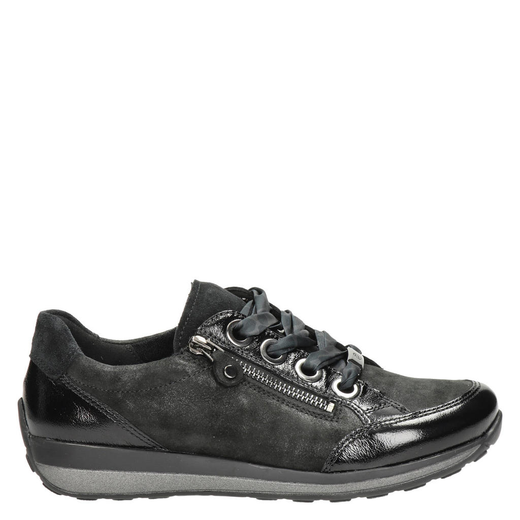 Ara Osaka 2.0 leren sneakers - zwart
