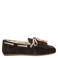 Nelson suède mocassins met franjes - bruin