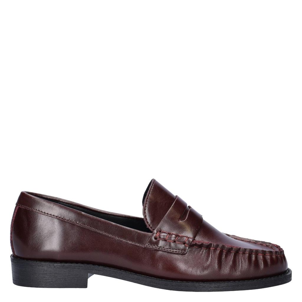 Bordeaux dames Nelson lakleren loafers -