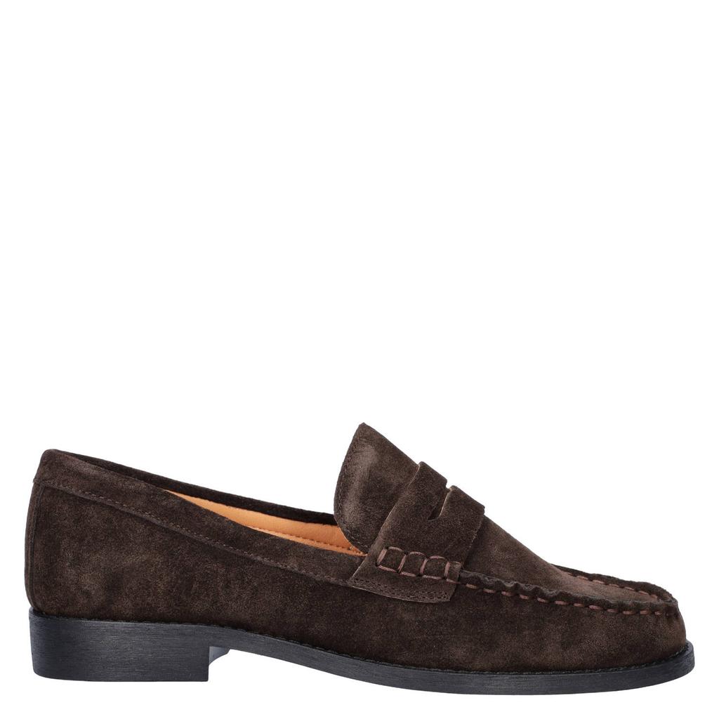 Bruine dames Nelson suède loafers -