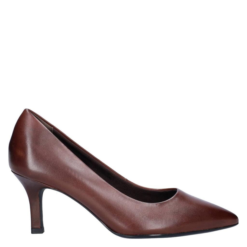 Bruine dames Tamaris leren pumps