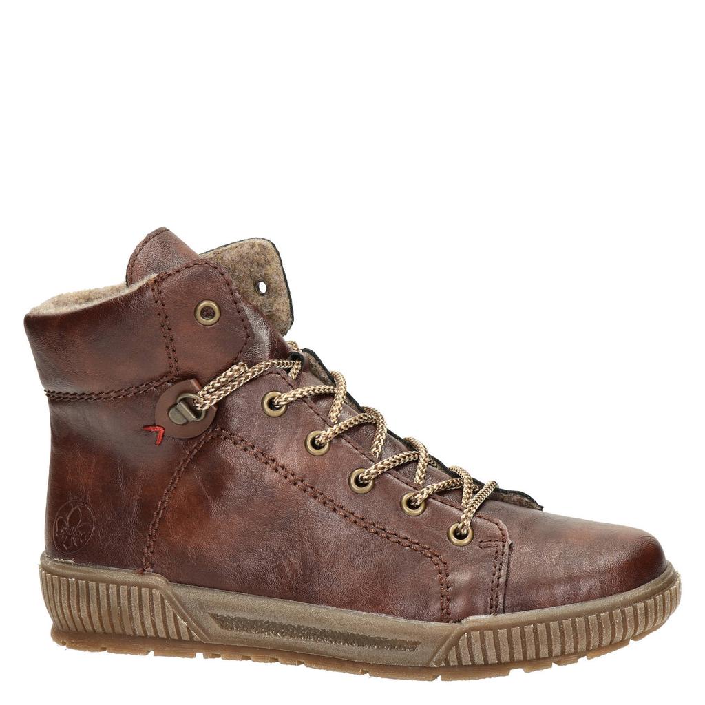 Rieker veterboots - cognac