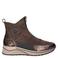 Rieker sneakers met sleehak - bruin