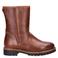 Nelson leren enkelboots met profielzool - cognac