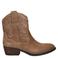 Nelson western suède cowboylaarzen - taupe