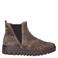 Gabor suède enkelboots met sleehak - bruin