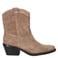 Nelson western suède cowboylaarzen - taupe