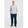 America Today relaxed fit gemêleerde sweater - lichtgrijs