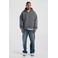 America Today gemêleerd sweatvest - mid grey