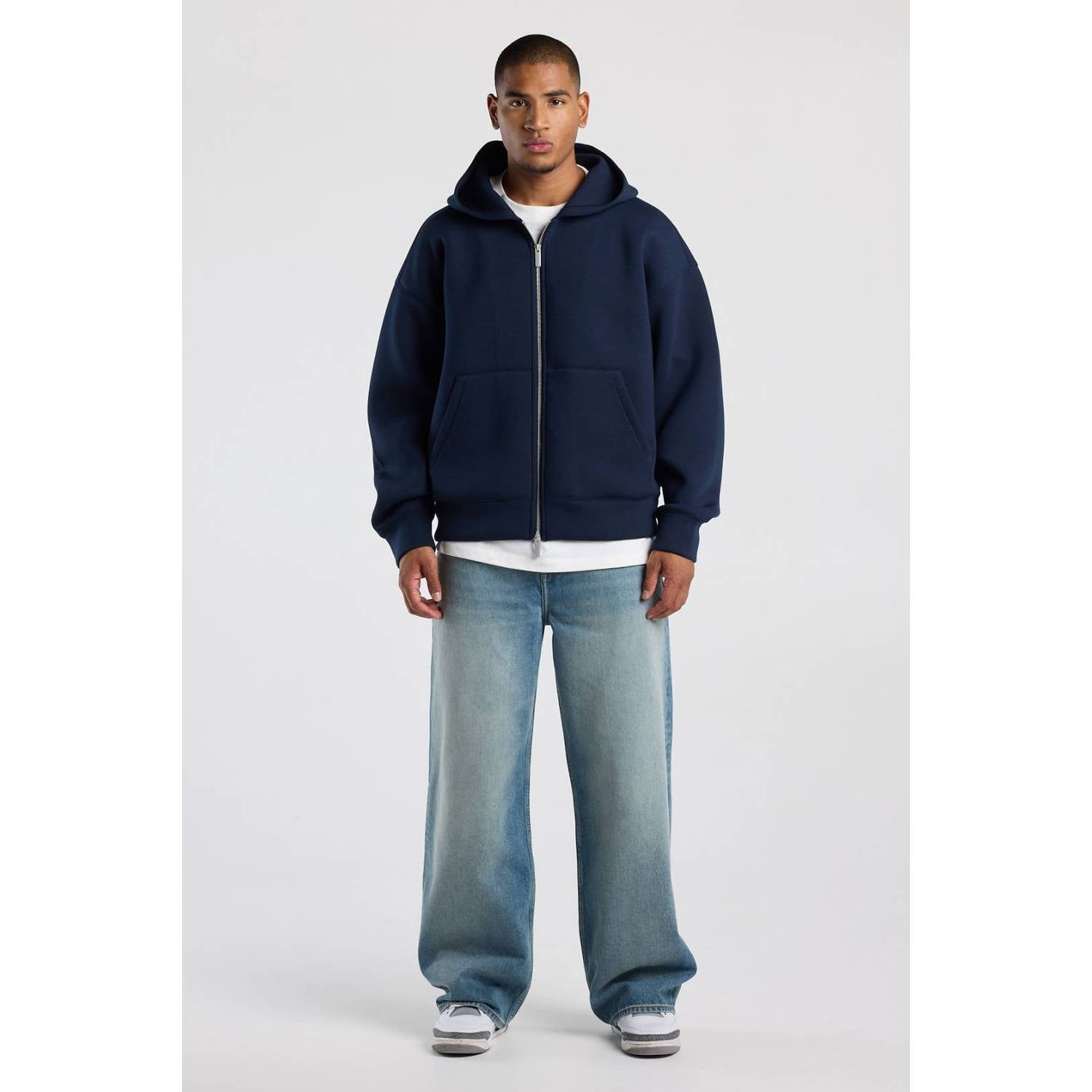 America Today sweatvest dark blue