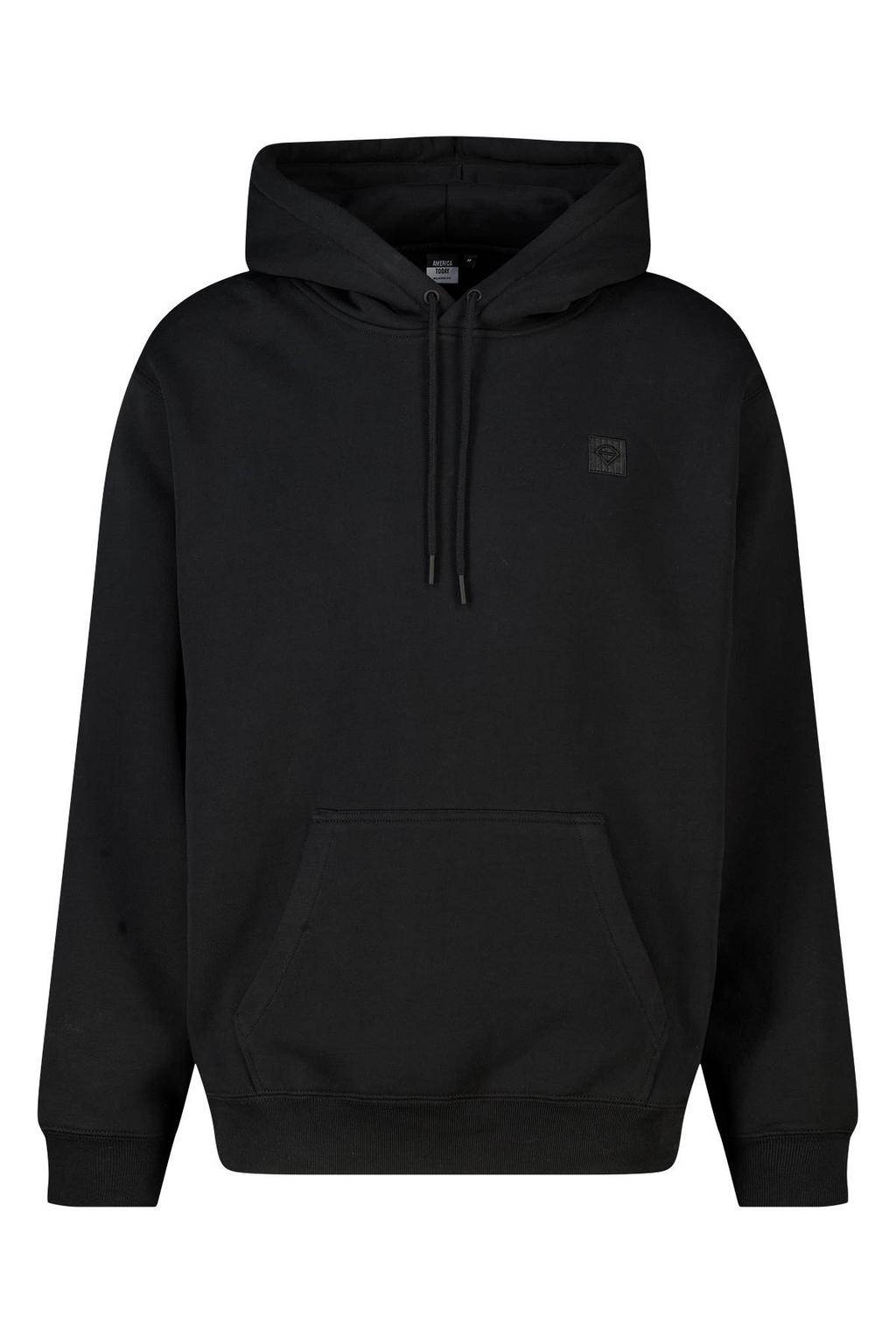 America Today relaxed fit hoodie - zwart