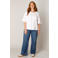 Base Level Curvy T-shirt Plus Size - wit