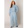 Base Level Curvy wide leg broek Plus Size - lichtblauw