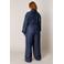 Base Level Curvy wide leg broek Plus Size - donkerblauw