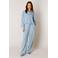 Base Level denim blouse - lichtblauw
