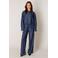 Base Level denim blouse - donkerblauw