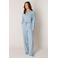 Base Level straight leg broek - lichtblauw