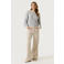 Garcia trui met print - ecru/lichtblauw