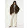 Garcia winterteddyjas - bruin/beige
