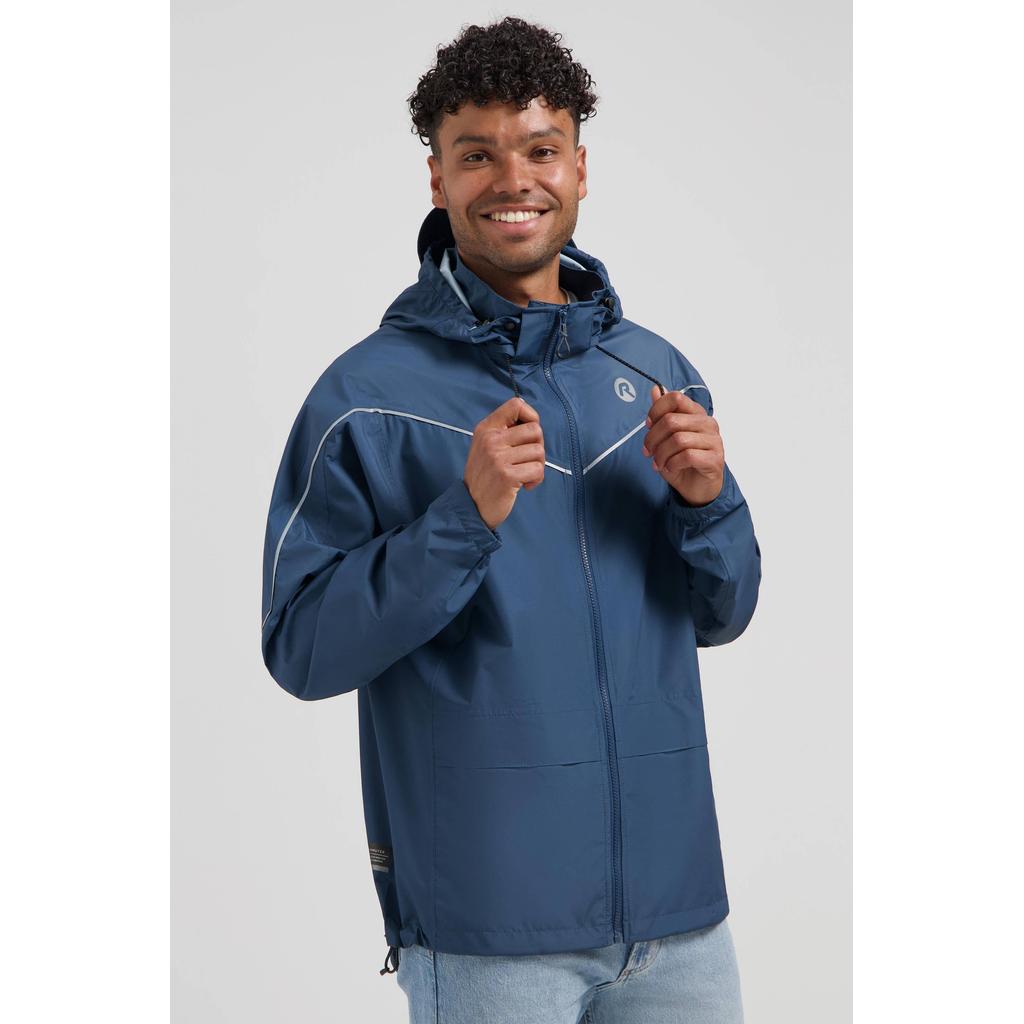 Rogelli Regenjas Commuter Essential Blauw