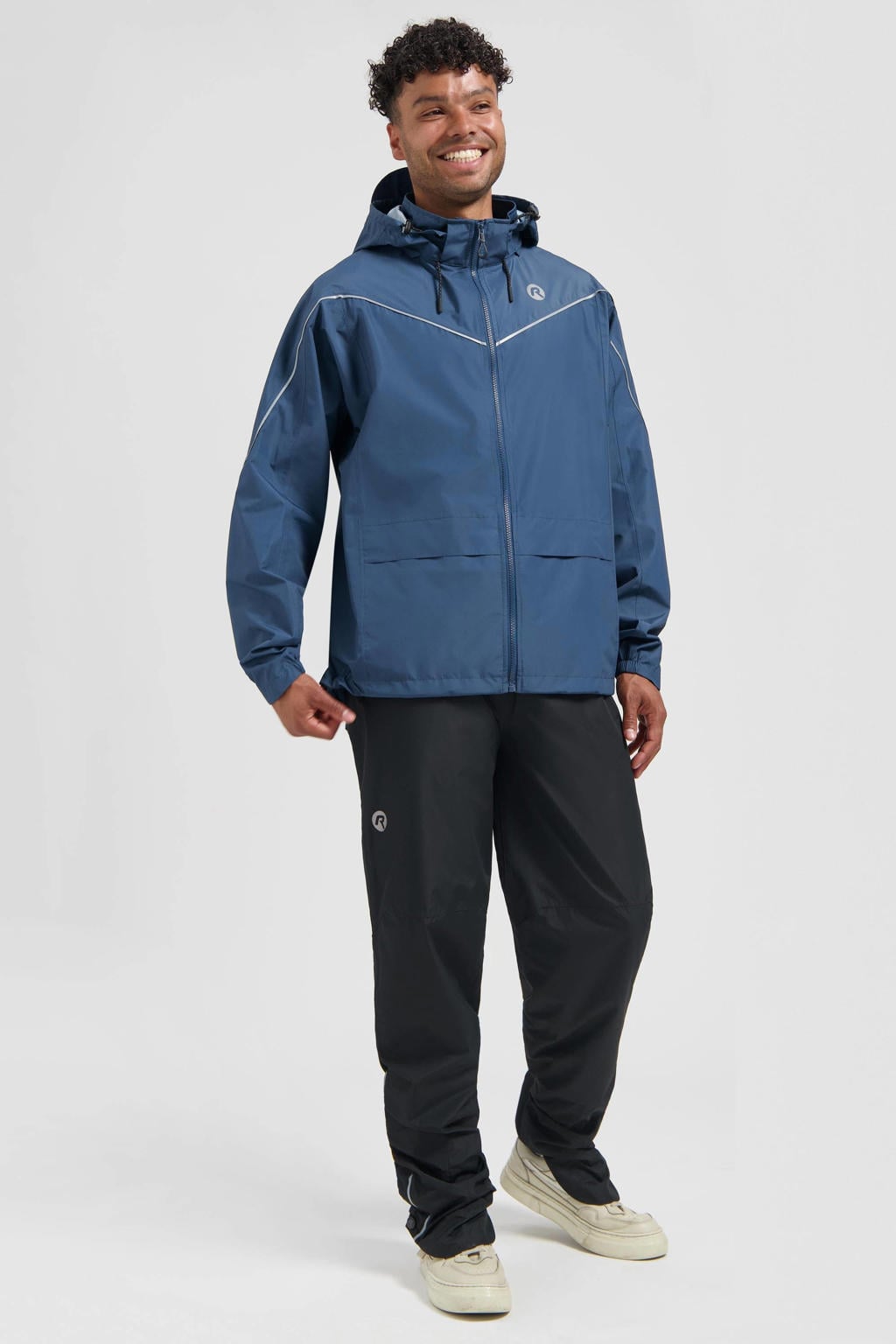 Rogelli Regenpak Commuter Essential Zwart/Blauw