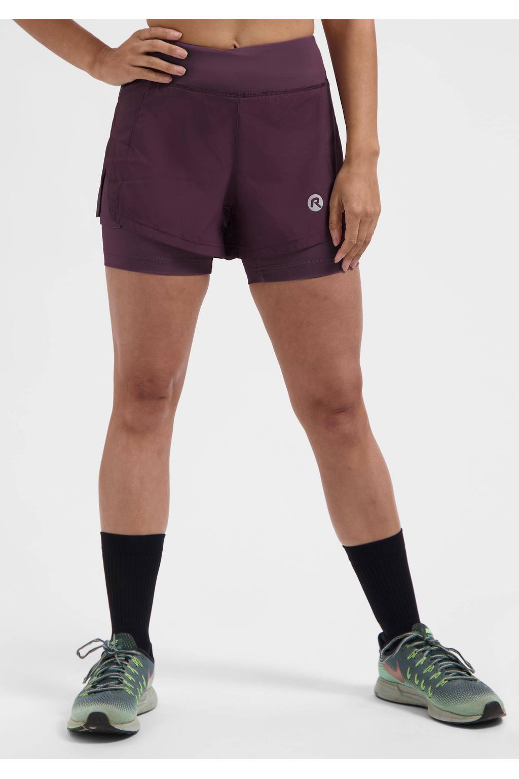Rogelli Hardloopshort aubergine