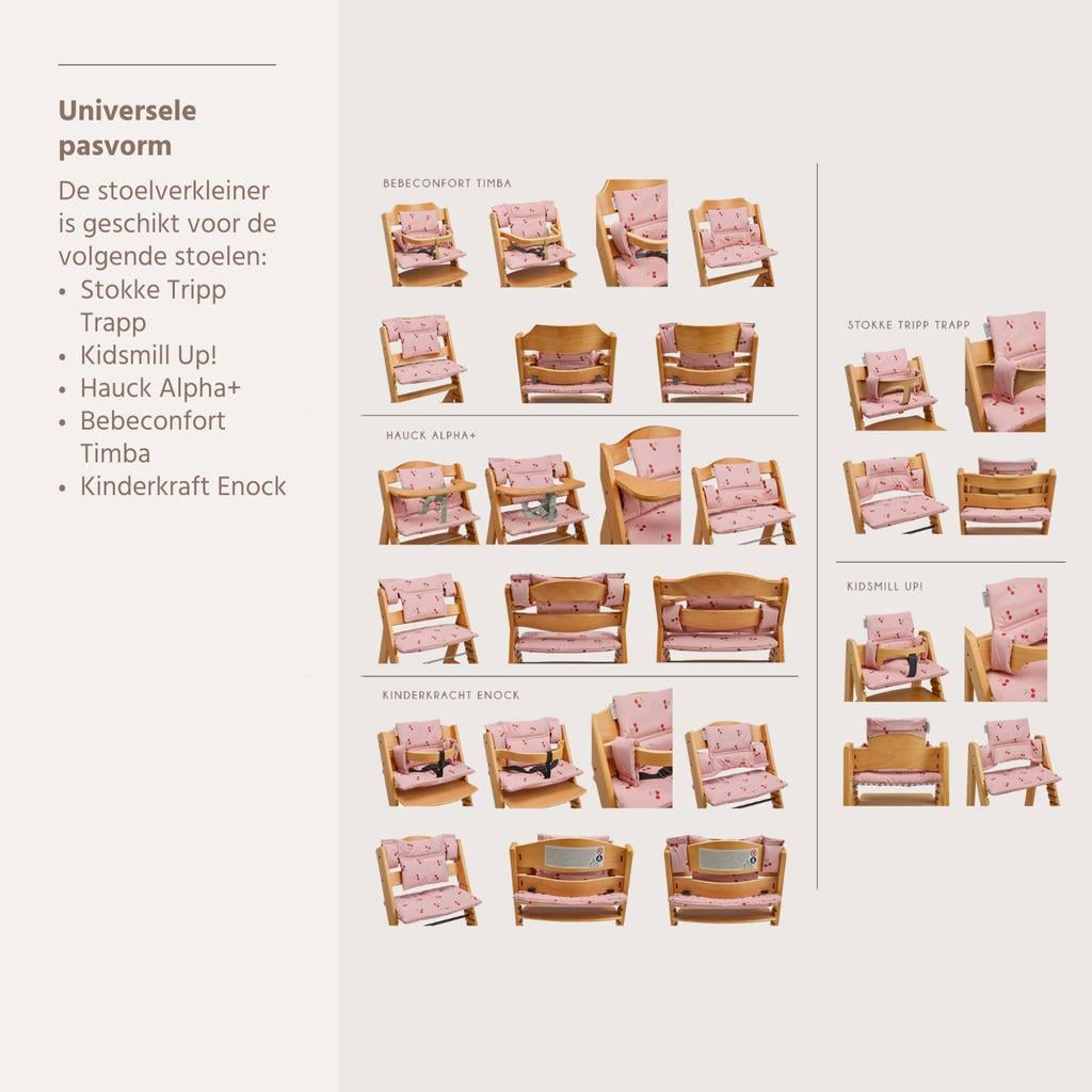 Meyco stoelverkleiner roze - one size