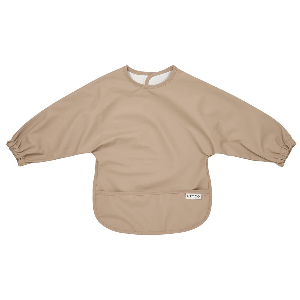 Meyco mouwslab taupe