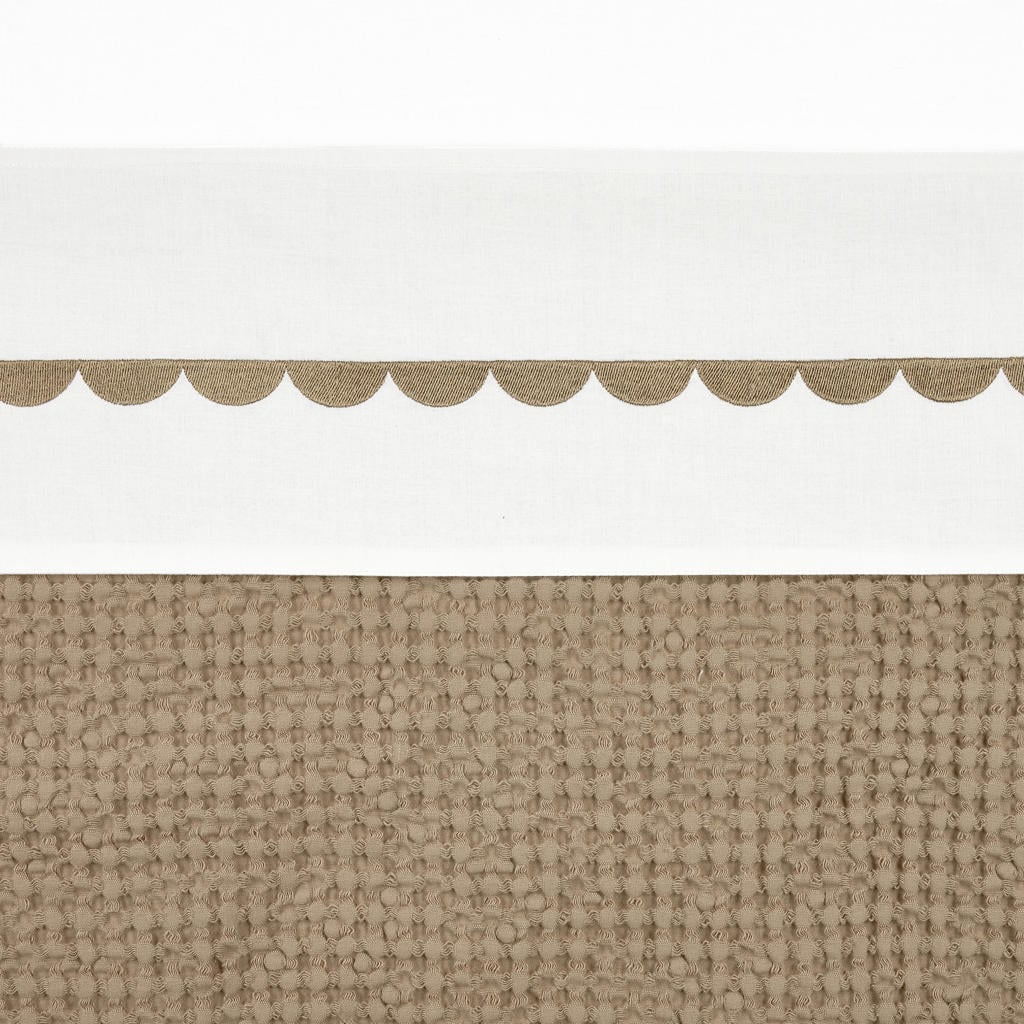 Meyco katoenen ledikantlaken taupe - 150x100 cm