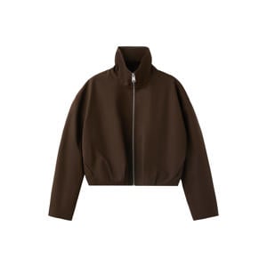 katoenen jacket - bruin