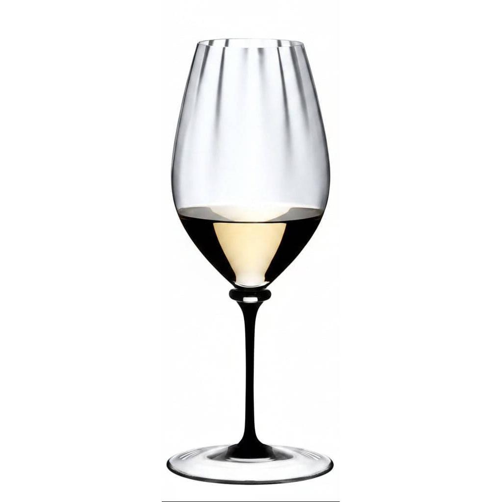 Riedel Witte Wijnglas Fatto A Mano Performance - Riesling - Zwarte Steel - 623 ml