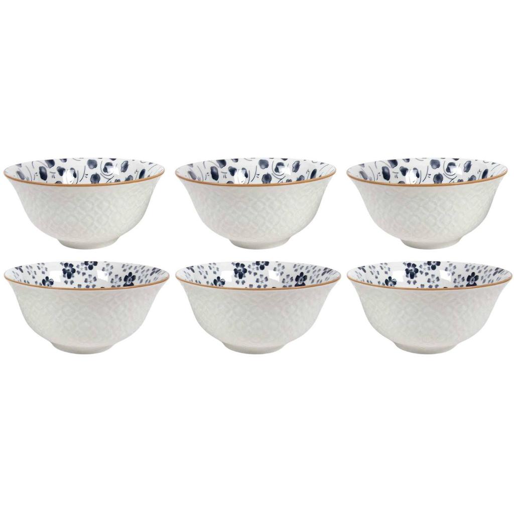 Cookinglife Soepkommen / Kommen Fleuris ø 16 cm - 6 stuks