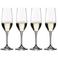Riedel Champagneglazen Vivant - 290 ml - 4 Stuks