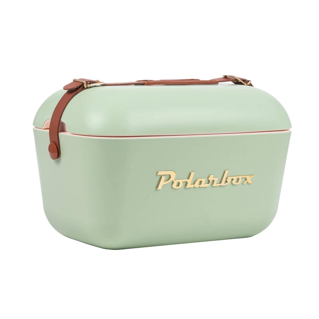 Polarbox Koelbox met Schouderband - Olive Green-Gold - 12 Liter