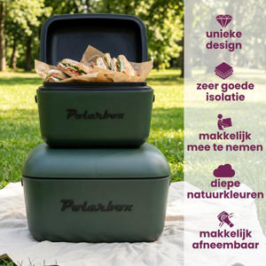 Koelbox met Schouderband - Green Forest-Black - 12 Liter