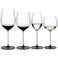 Riedel Wijnglazenset Fatto A Mano Black Tie - Bordeaux Grand Cru, Burgundy Grand Cru, Riesling & Oaked Chardonnay - 4 Stuks