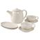Broste Copenhagen Broste Copenhagen Theeset Nordic Vanilla 7-delig / 2 personen - 1 theepot, 2 bordjes en 2 kop en schotels