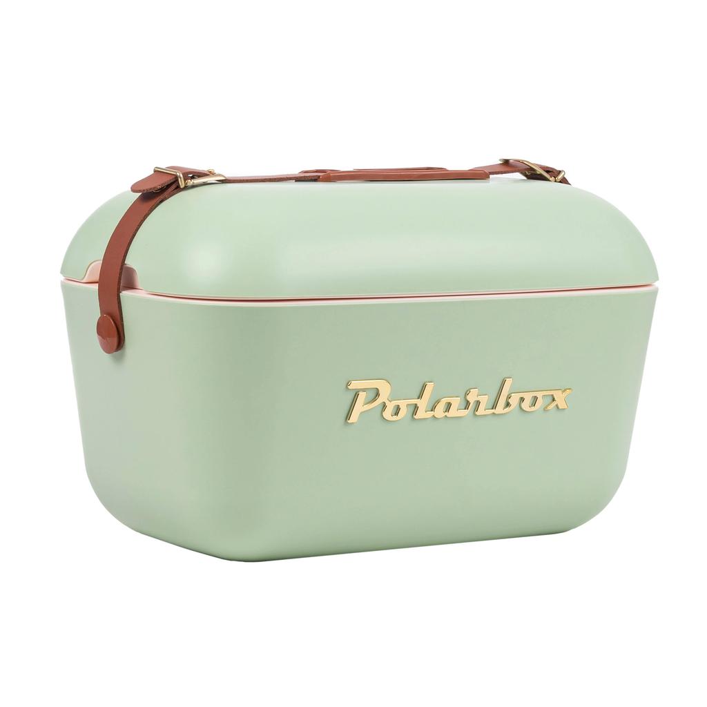 Polarbox Koelbox met Schouderband - Olive Green-Gold - 20 Liter