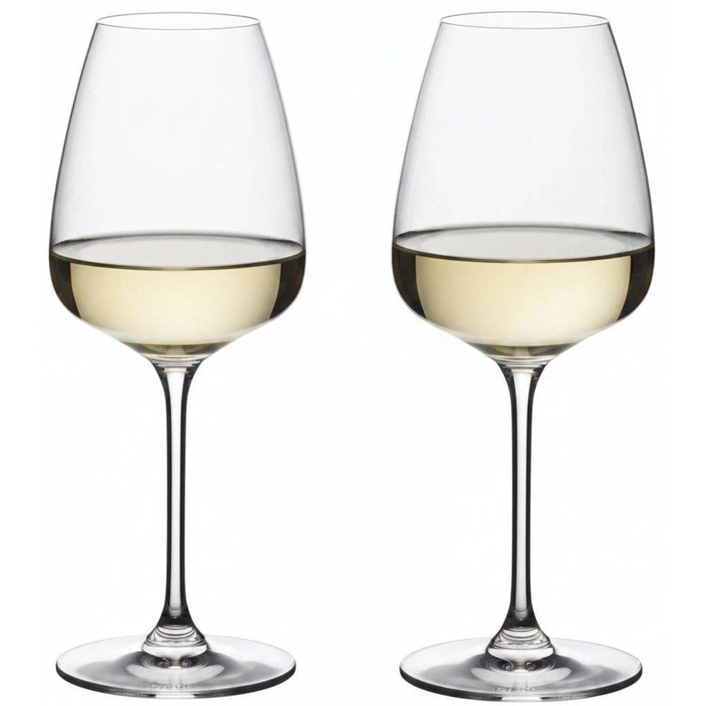 Riedel Witte Wijnglazen Grape@ - Witte Wijn / Rosé / Champagne / Spritz - 550 ml - 2 Stuks