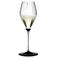Riedel Champagneglas Fatto A Mano Performance - Zwarte Voet - 375 ml