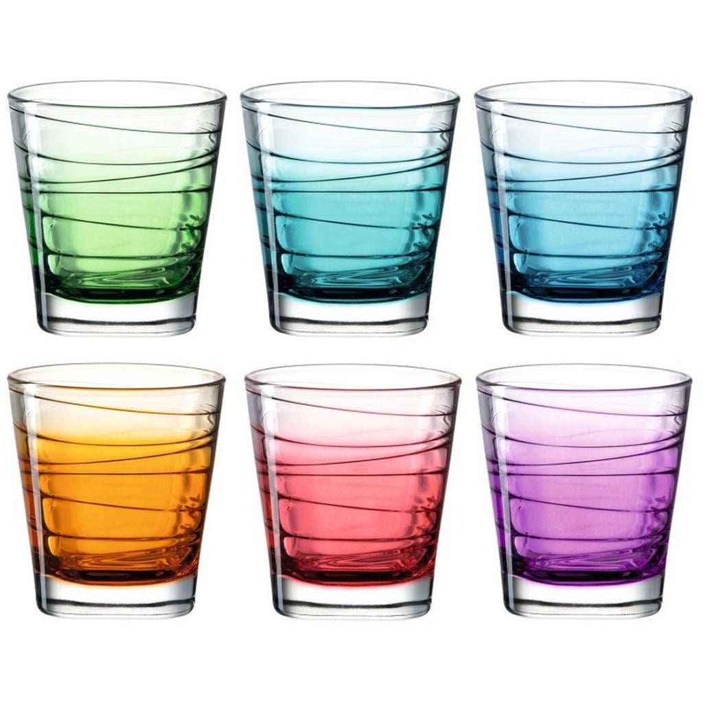 Leonardo Waterglazen Vario Struttura - 250 ml - 6 stuks